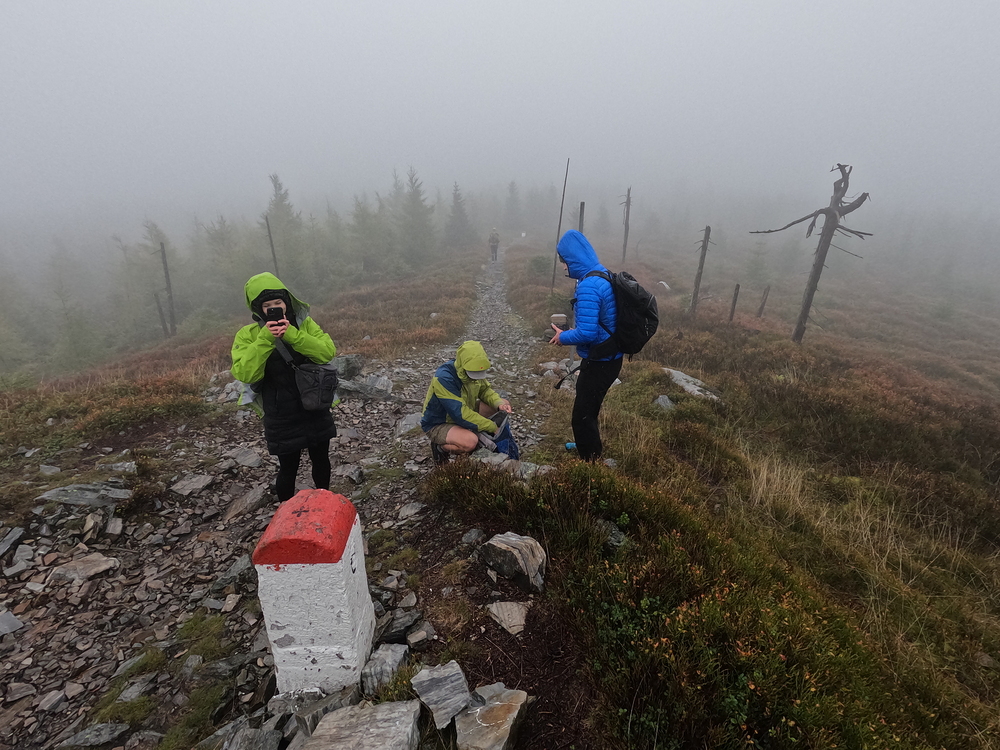 Bára - ředitelka závodu - s kumpány