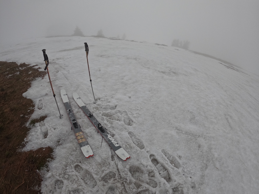 Před sjezdem do kotle
