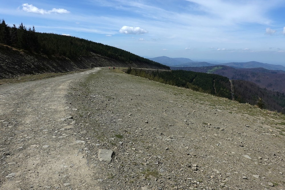 Před pár týdny jsme tady lyžovali