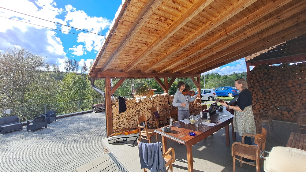 Rychlá zkouška Loes s Honzou