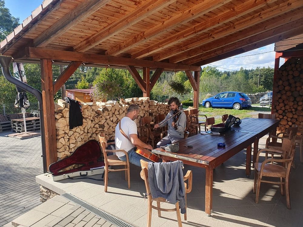 Ještě já s Honzou