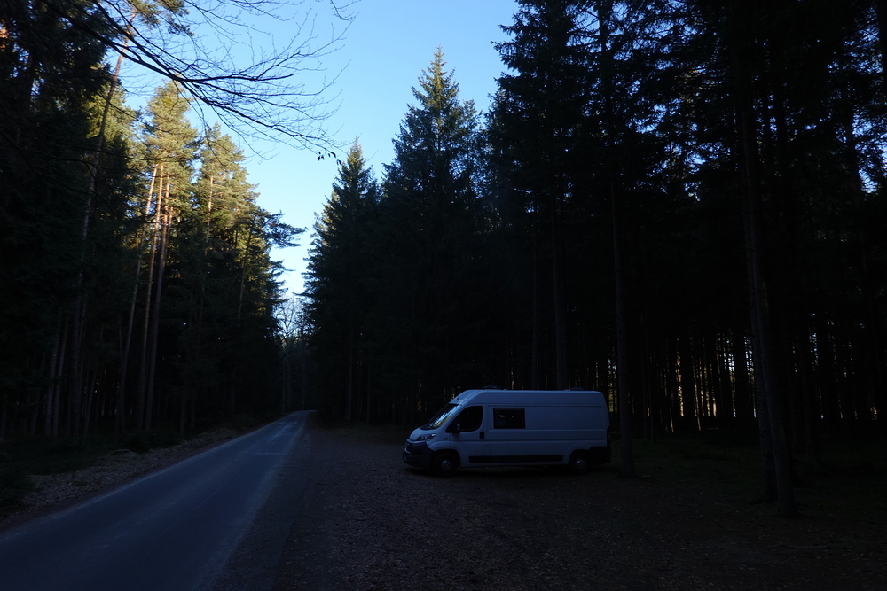 Spím v lesích na Třeboňsku