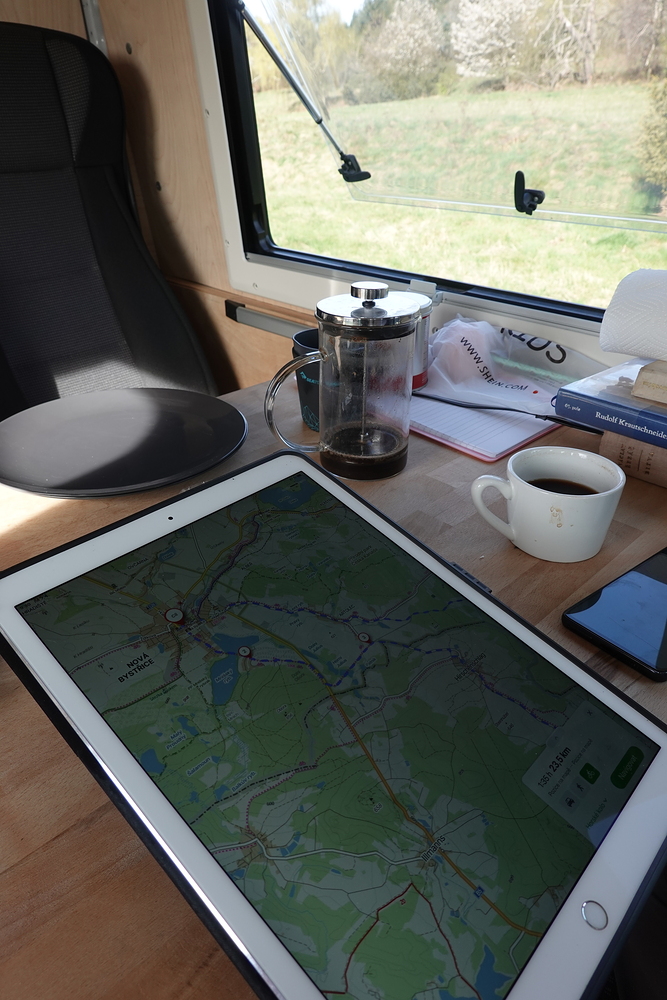 Ranní plánování trasy 