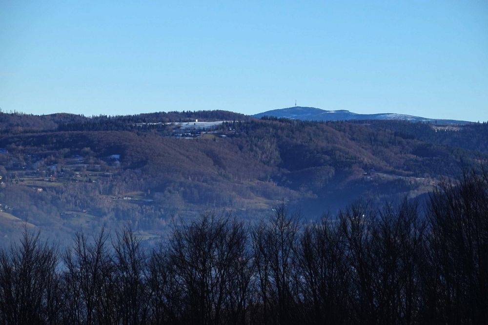 Loučka a vysílač Skrzyczne