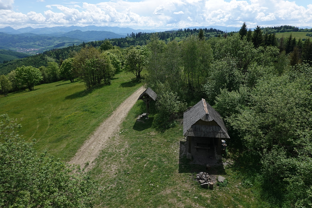 Z rozhledny pod sebe