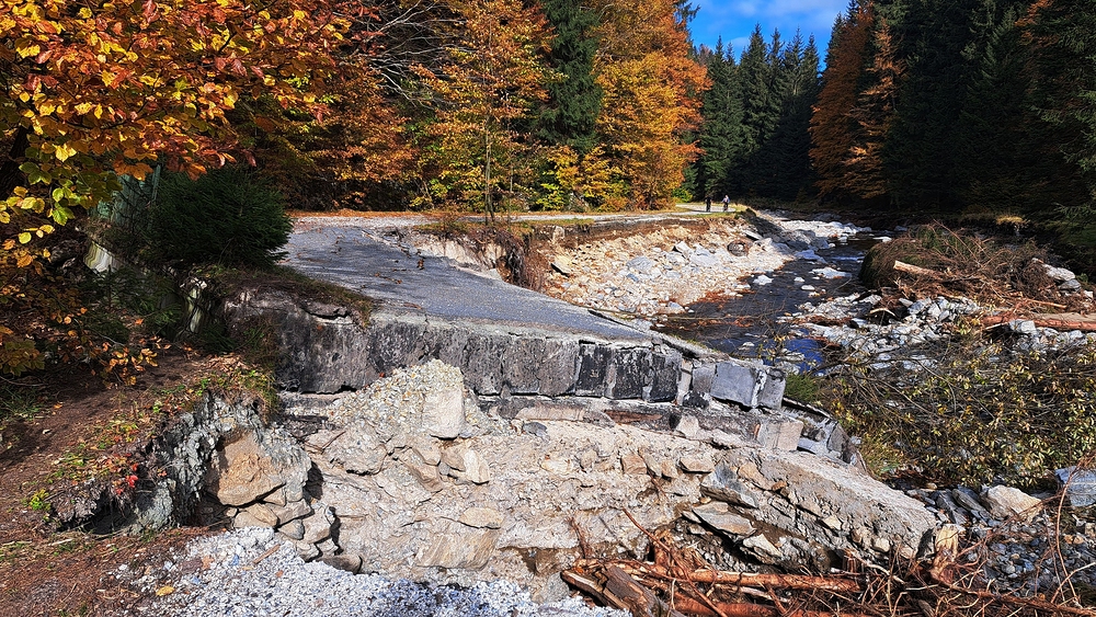 Bielice, jen tak tak se dalo projít