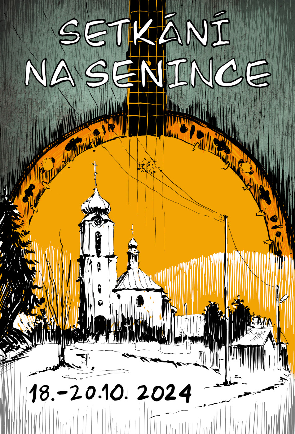 Plakát, který jsem pro akci kreslil