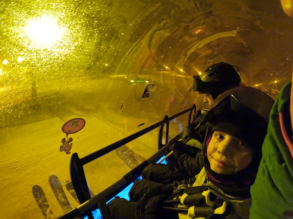 A po večeři do Polska na večerní lyže