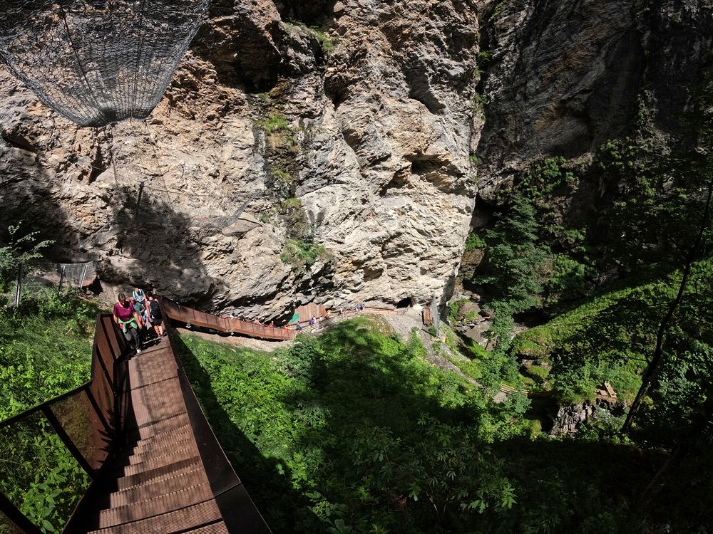 Lichtensteinklamm, docela kopec