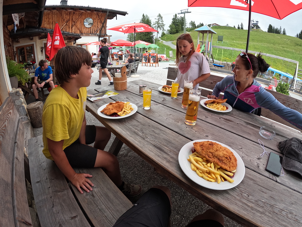 Geisterberg, řízky dětem chutnají