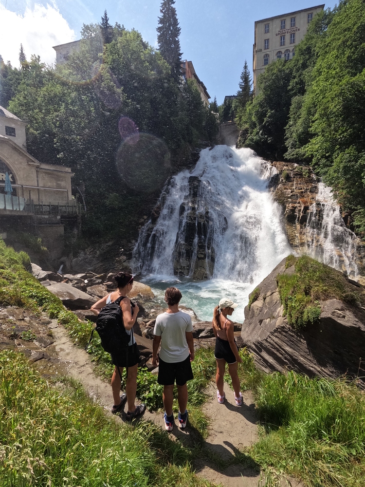 Bad Gastein, spodní část vodopádu