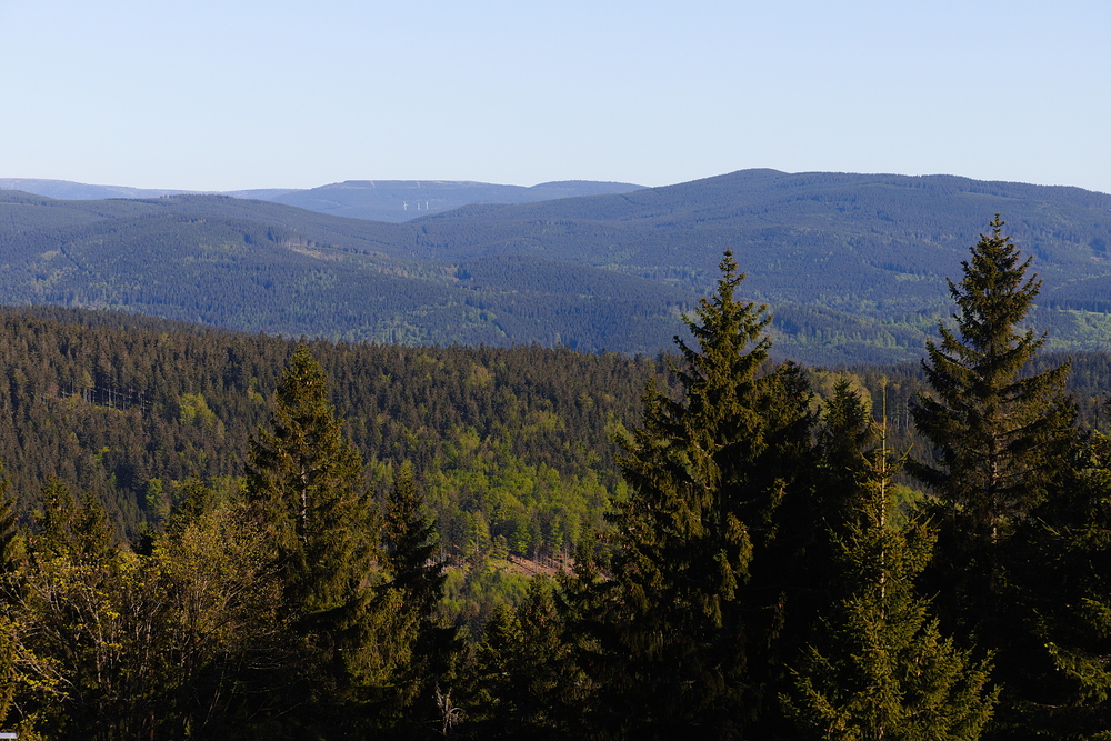 Vzadu Dlouhé stráně