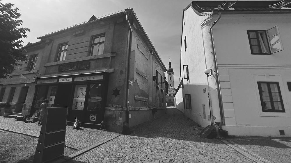 Kostelní ulice v Jimramově