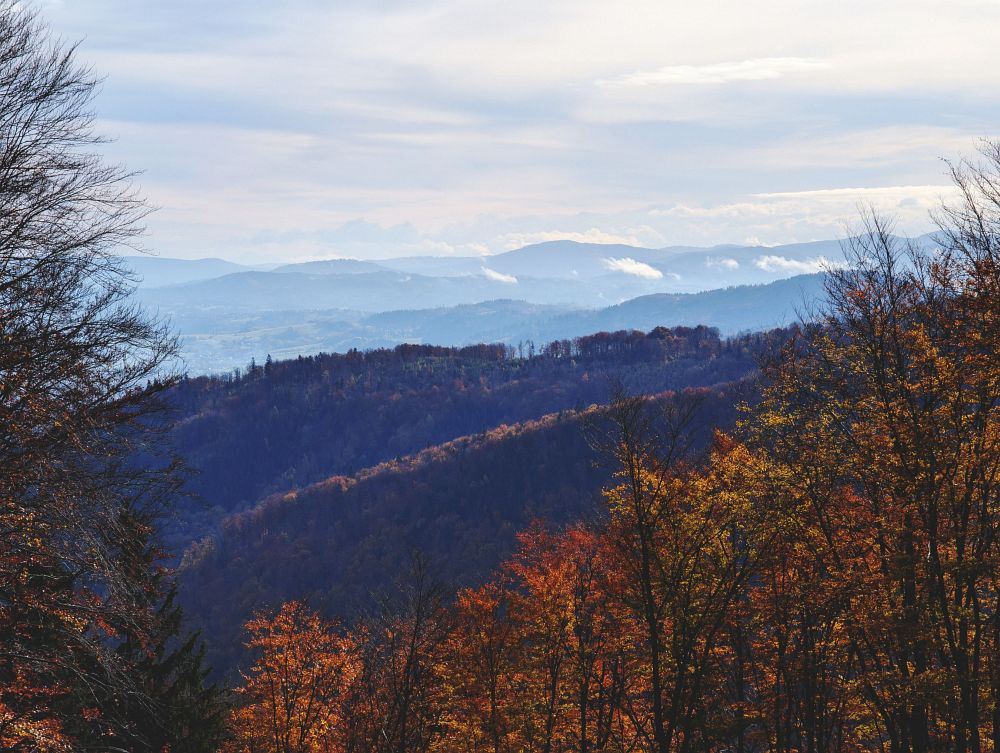 Výhled od naší chaty