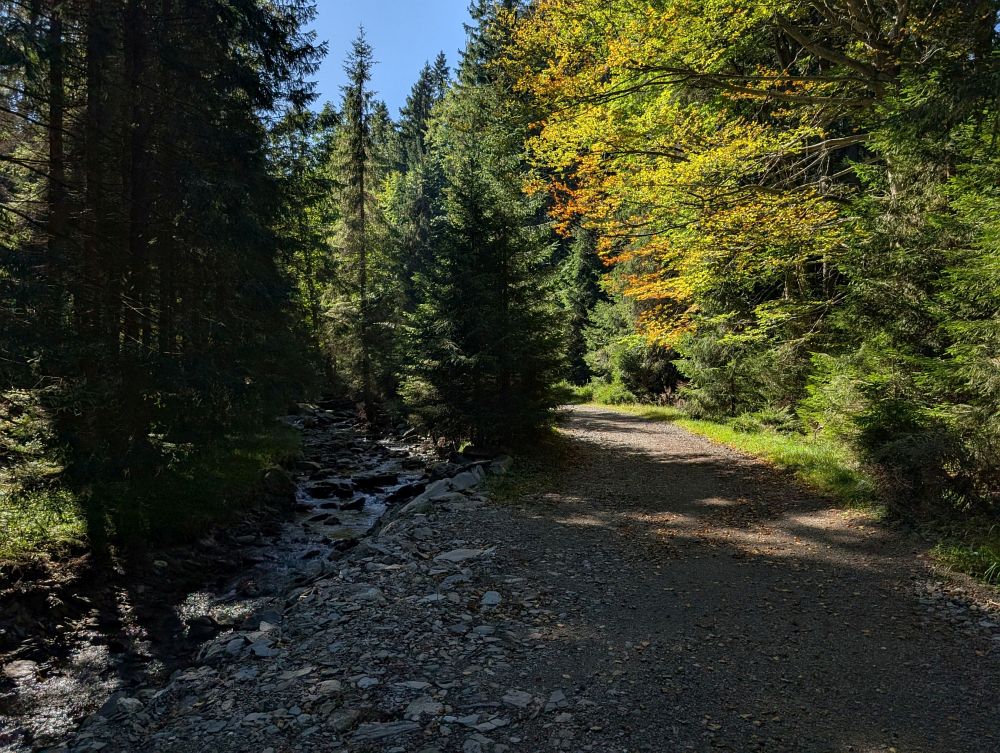 Stoupání z Polska na Paprsek