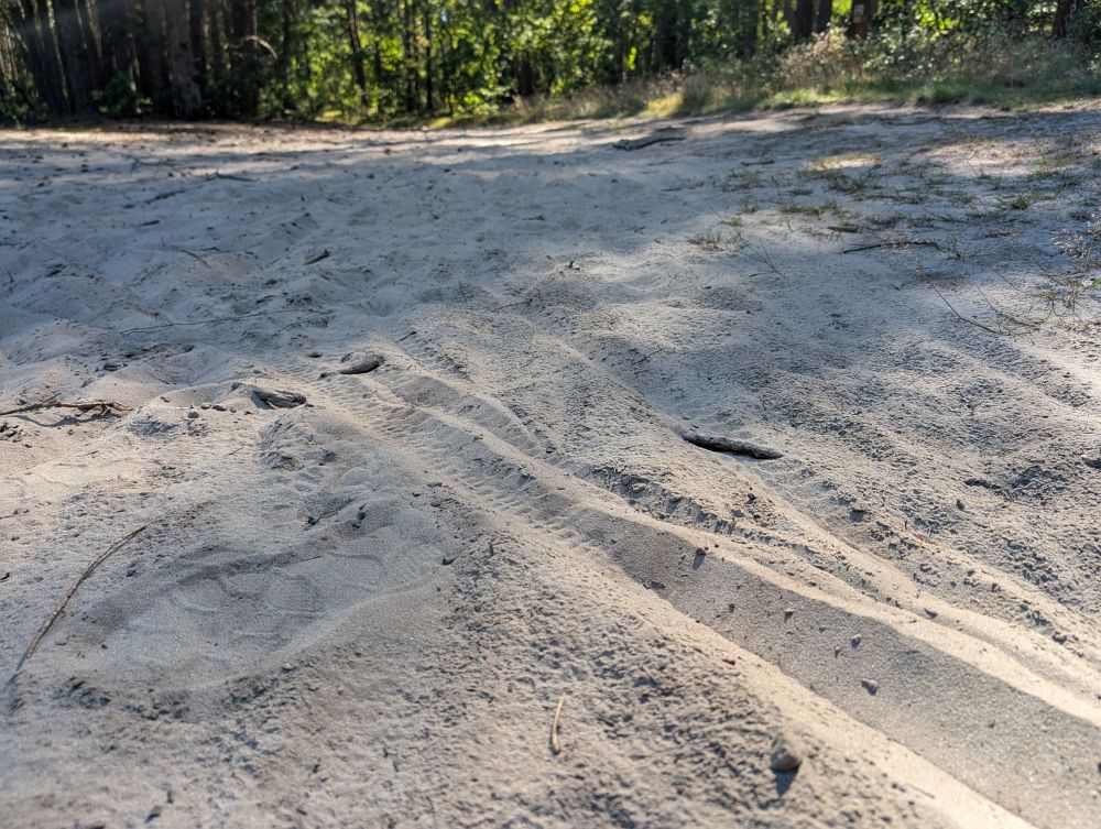 Písek nás zaskočil