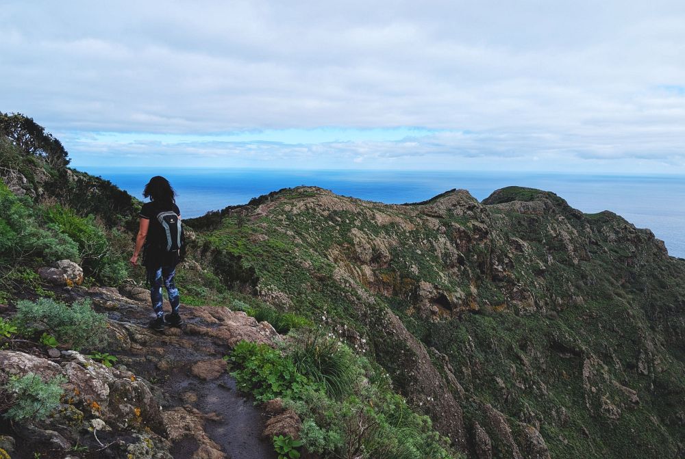 Míříme na konec hřebene