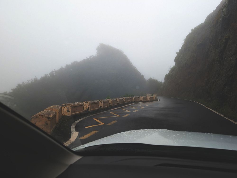 Odjíždíme za mlhy a deště