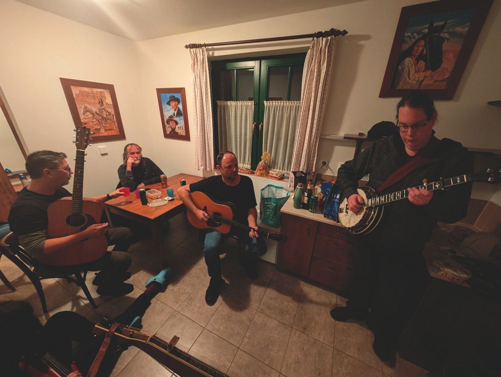 Noční jam se slováky