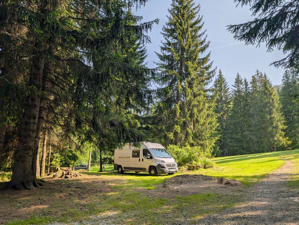 Naše oblíbené místo v kempu Antýgl