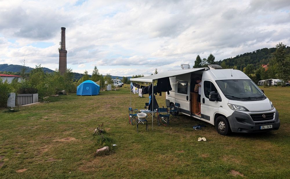 V krásném kempu Gluszyca