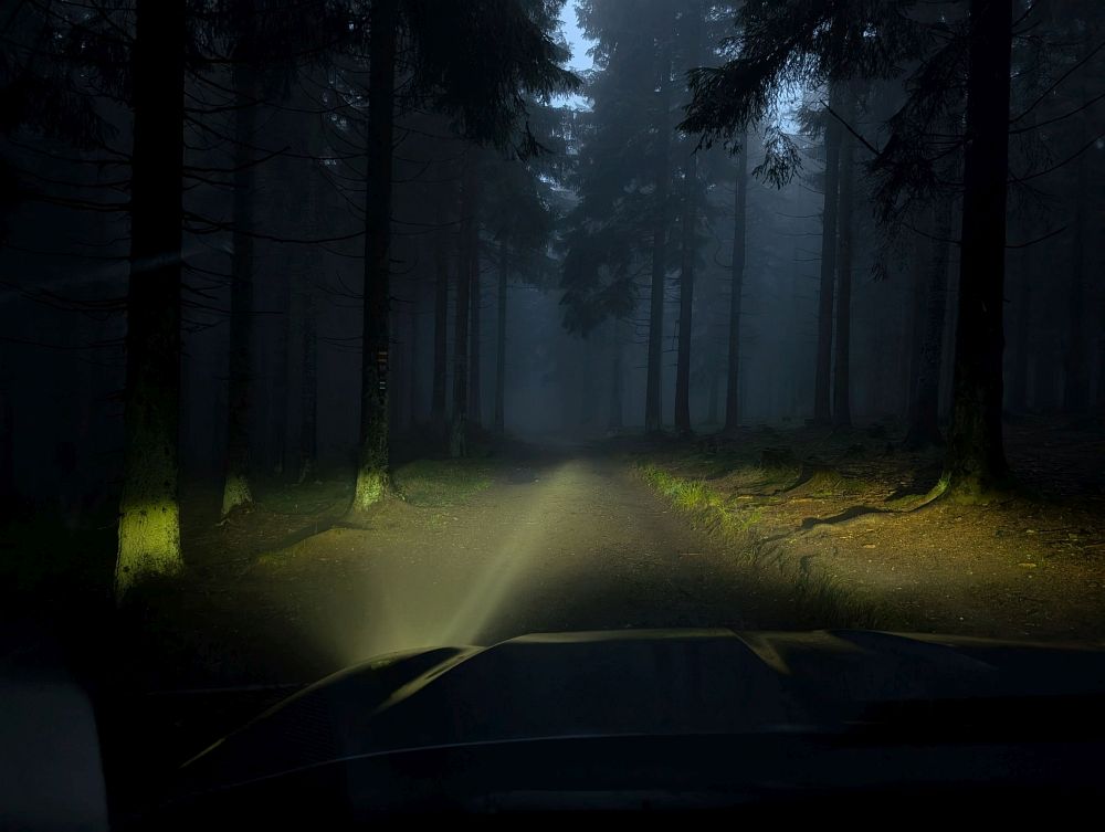 Příjezd na Boženku po hraní