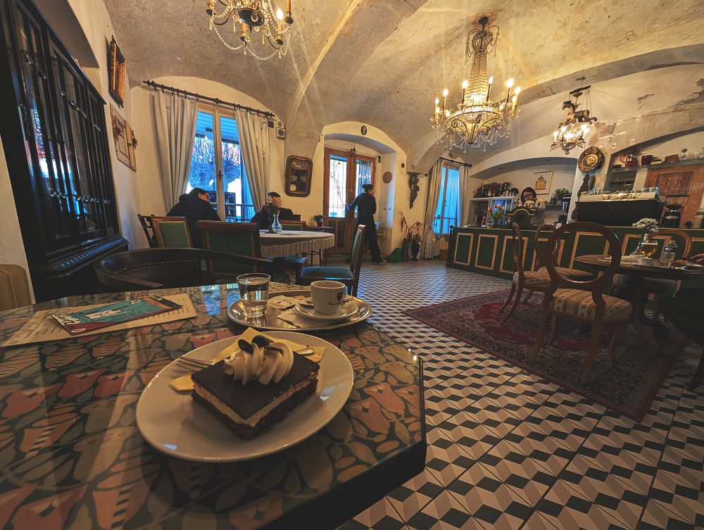 Oblíbená kavárna v Jimramově