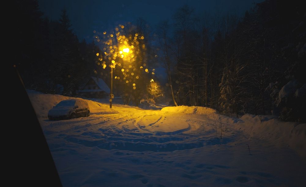 Příjezd do Jeseníků, nechce se z auta