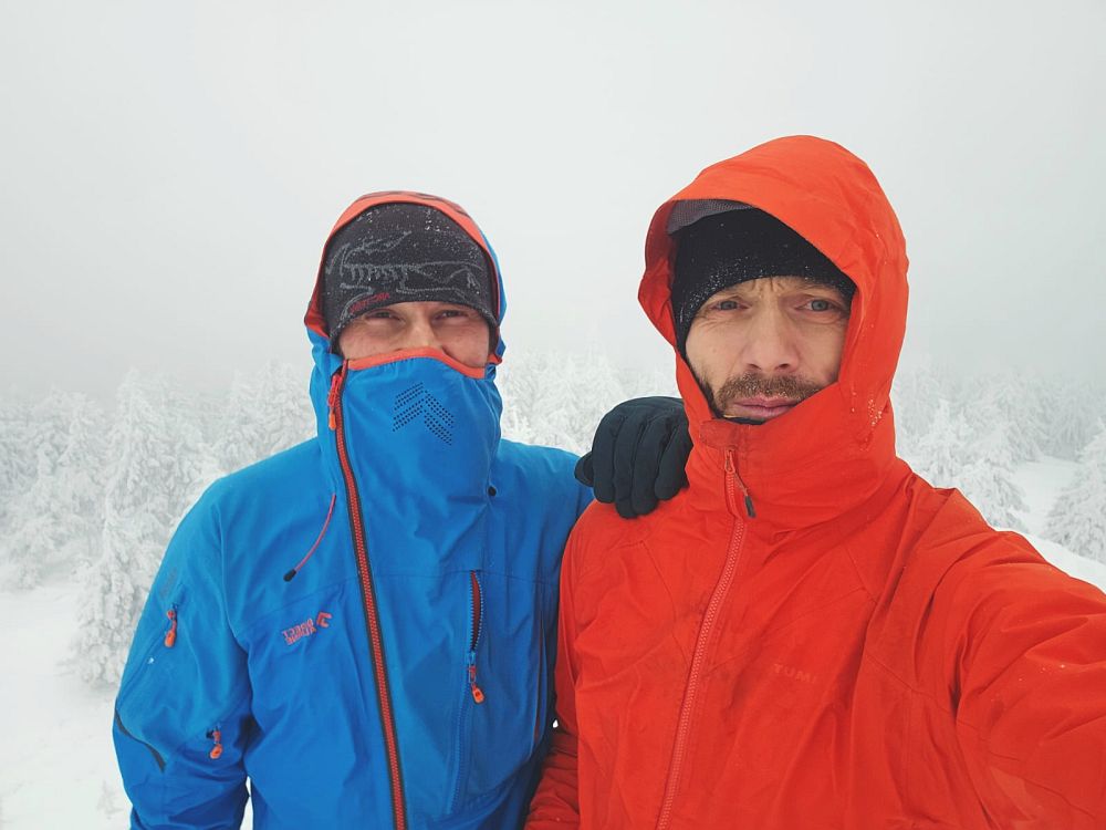 Vrcholovka s Davidem (fotil David)